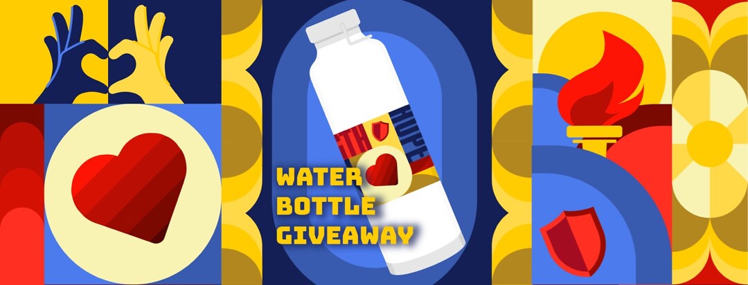 Sickle cell warrior Water bottle giveaway