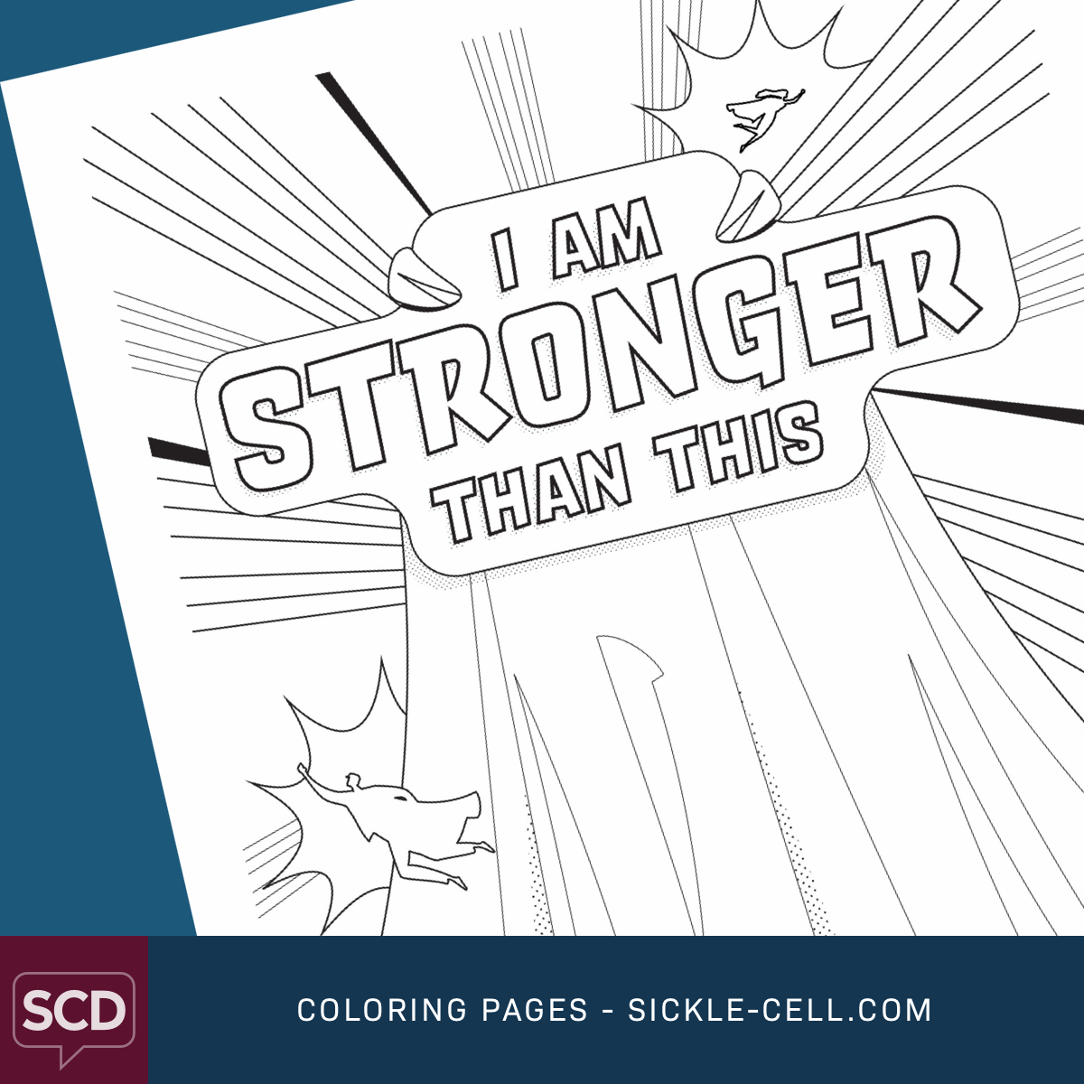 sickle-cell themed coloring pages